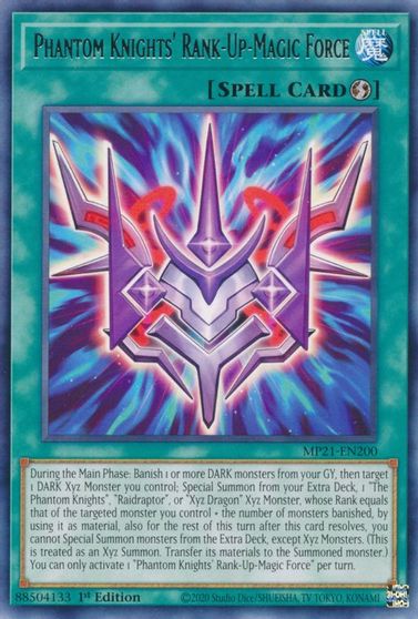 Phantom Knights' Rank-Up-Magic Force [MP21-EN200] Rare | GnG Games