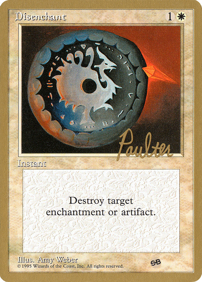 Disenchant (Preston Poulter) (SB) [Pro Tour Collector Set] | GnG Games