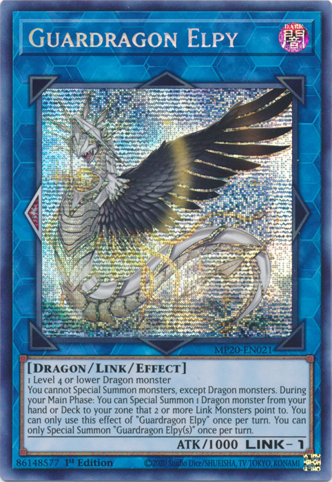 Guardragon Elpy [MP20-EN021] Prismatic Secret Rare | GnG Games