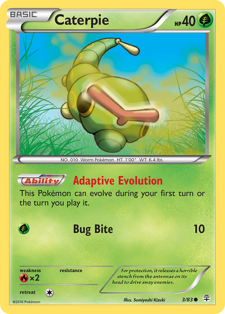 Caterpie (3/83) [XY: Generations] | GnG Games