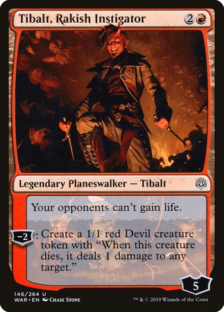 Tibalt, Rakish Instigator [War of the Spark] | GnG Games