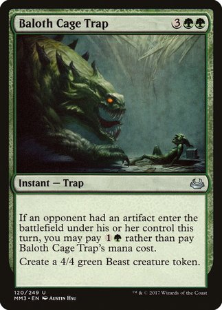 Baloth Cage Trap [Modern Masters 2017] | GnG Games