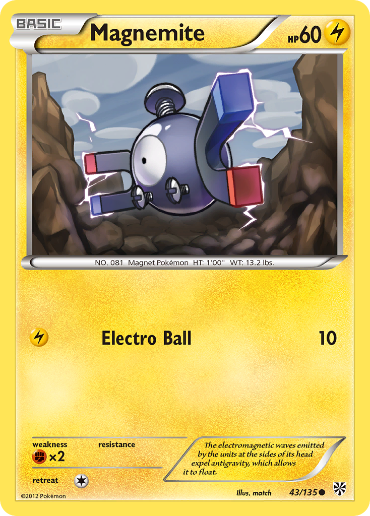 Magnemite (43/135) [Black & White: Plasma Storm] | GnG Games