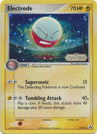 Electrode (32/92) (Stamped) [EX: Legend Maker] | GnG Games