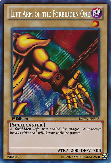 Left Arm of the Forbidden One [LCYW-EN305] Secret Rare | GnG Games