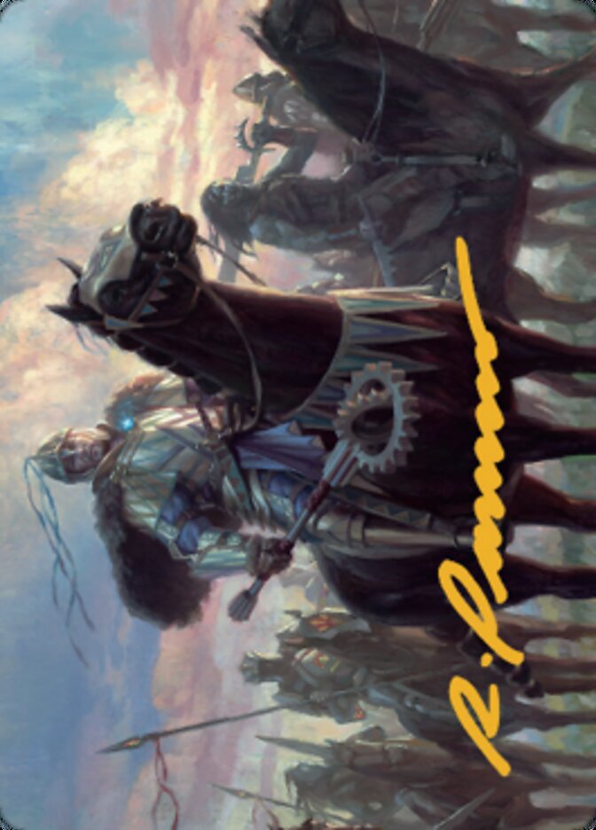 Shanid, Sleepers' Scourge Art Card (Gold-Stamped Signature) [Dominaria United Art Series] | GnG Games