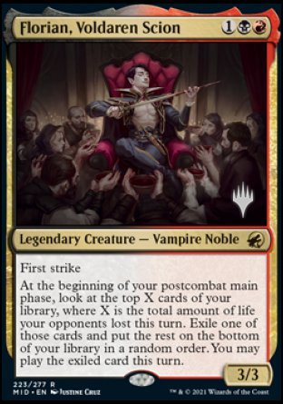 Florian, Voldaren Scion (Promo Pack) [Innistrad: Midnight Hunt Promos] | GnG Games