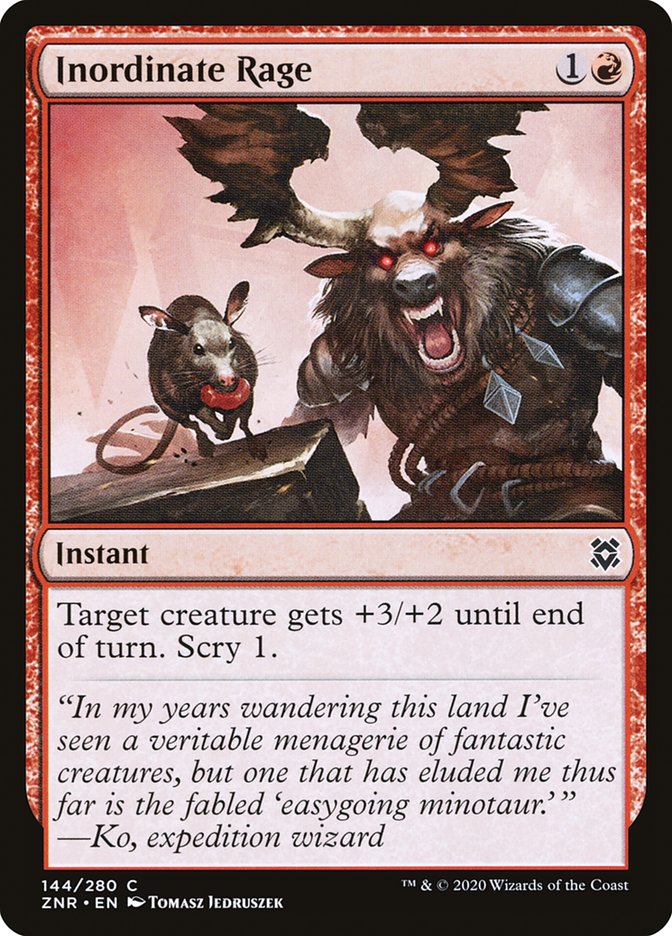 Inordinate Rage [Zendikar Rising] | GnG Games