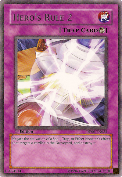 Hero's Rule 2 [DP06-EN025] Rare | GnG Games