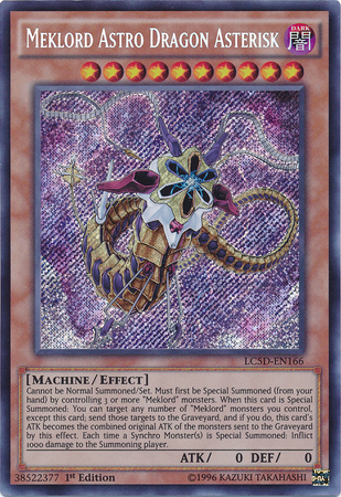 Meklord Astro Dragon Asterisk [LC5D-EN166] Secret Rare | GnG Games