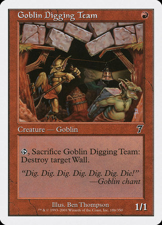 Goblin Digging Team [Seventh Edition] | GnG Games