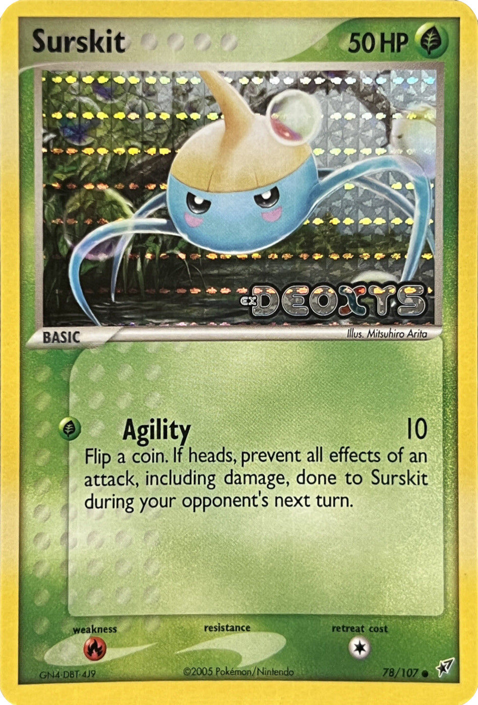 Surskit (78/107) (Stamped) [EX: Deoxys] | GnG Games