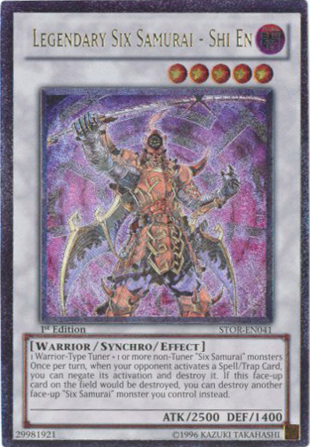Legendary Six Samurai - Shi En (UTR) [STOR-EN041] Ultimate Rare | GnG Games