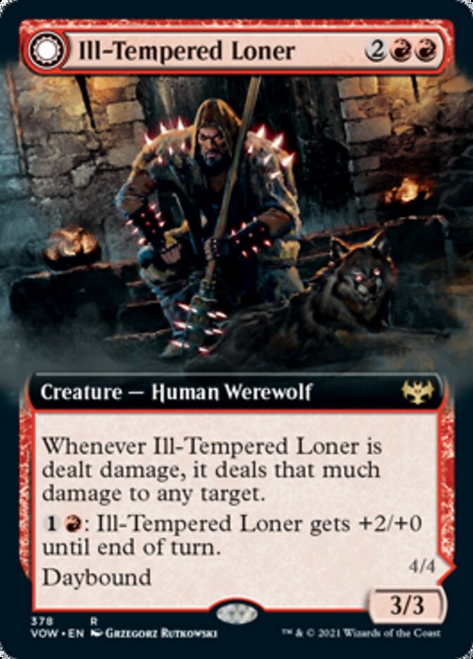 Ill-Tempered Loner // Howlpack Avenger (Extended) [Innistrad: Crimson Vow] | GnG Games