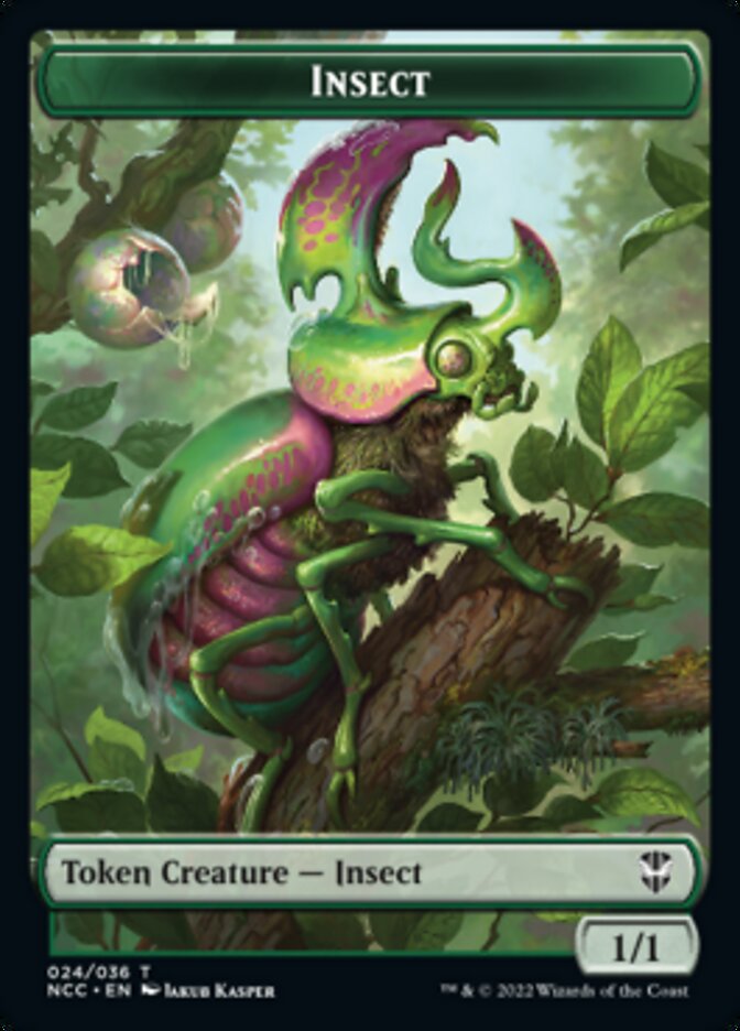 Ogre // Insect Double-sided Token [Streets of New Capenna Commander Tokens] | GnG Games