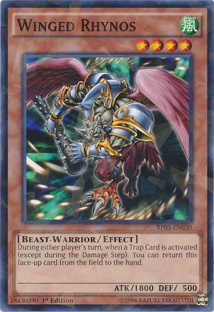 Winged Rhynos (Shatterfoil) [BP03-EN030] Shatterfoil Rare | GnG Games