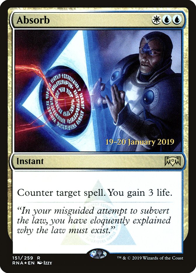 Absorb [Ravnica Allegiance Prerelease Promos] | GnG Games