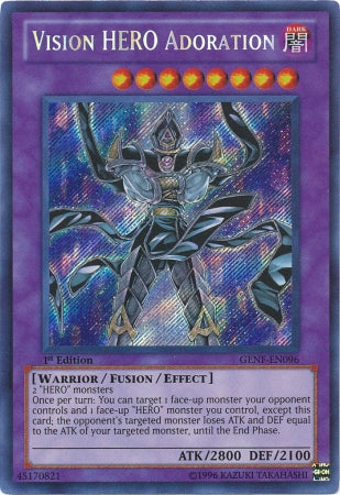 Vision HERO Adoration [GENF-EN096] Secret Rare | GnG Games