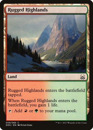 Rugged Highlands [Duel Decks: Mind vs. Might] | GnG Games