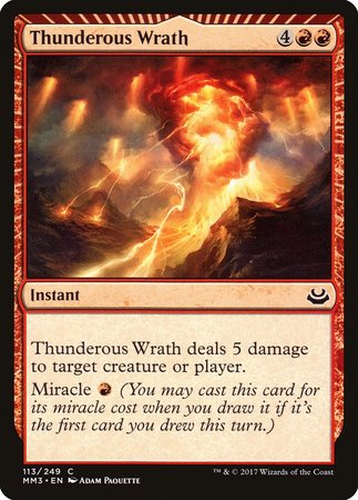 Thunderous Wrath [Modern Masters 2017] | GnG Games