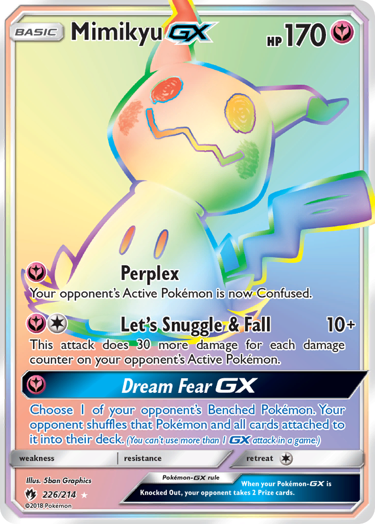 Mimikyu GX (226/214) [Sun & Moon: Lost Thunder] | GnG Games