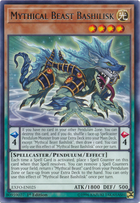 Mythical Beast Bashilisk [EXFO-EN025] Rare | GnG Games