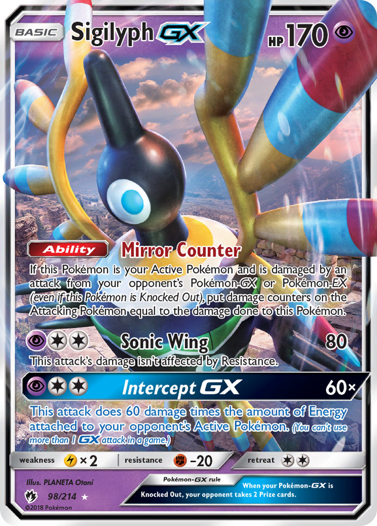 Sigilyph GX (98/214) [Sun & Moon: Lost Thunder] | GnG Games