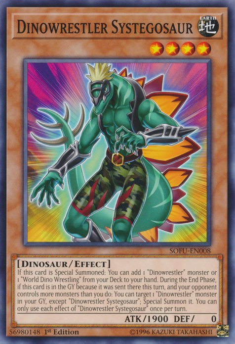 Dinowrestler Systegosaur [SOFU-EN008] Common | GnG Games