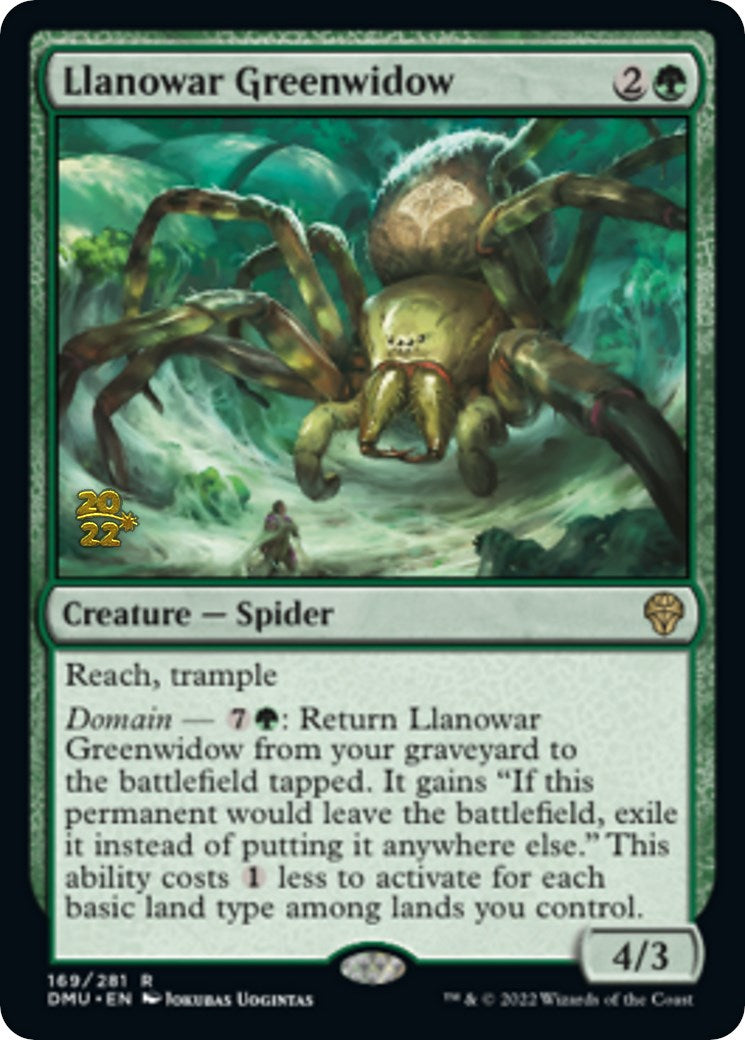 Llanowar Greenwidow [Dominaria United Prerelease Promos] | GnG Games