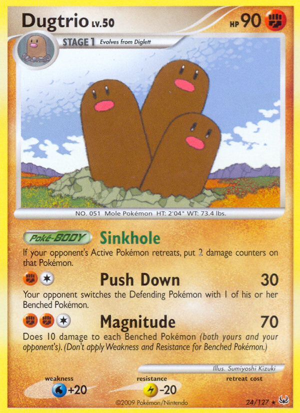 Dugtrio (24/127) [Platinum: Base Set] | GnG Games