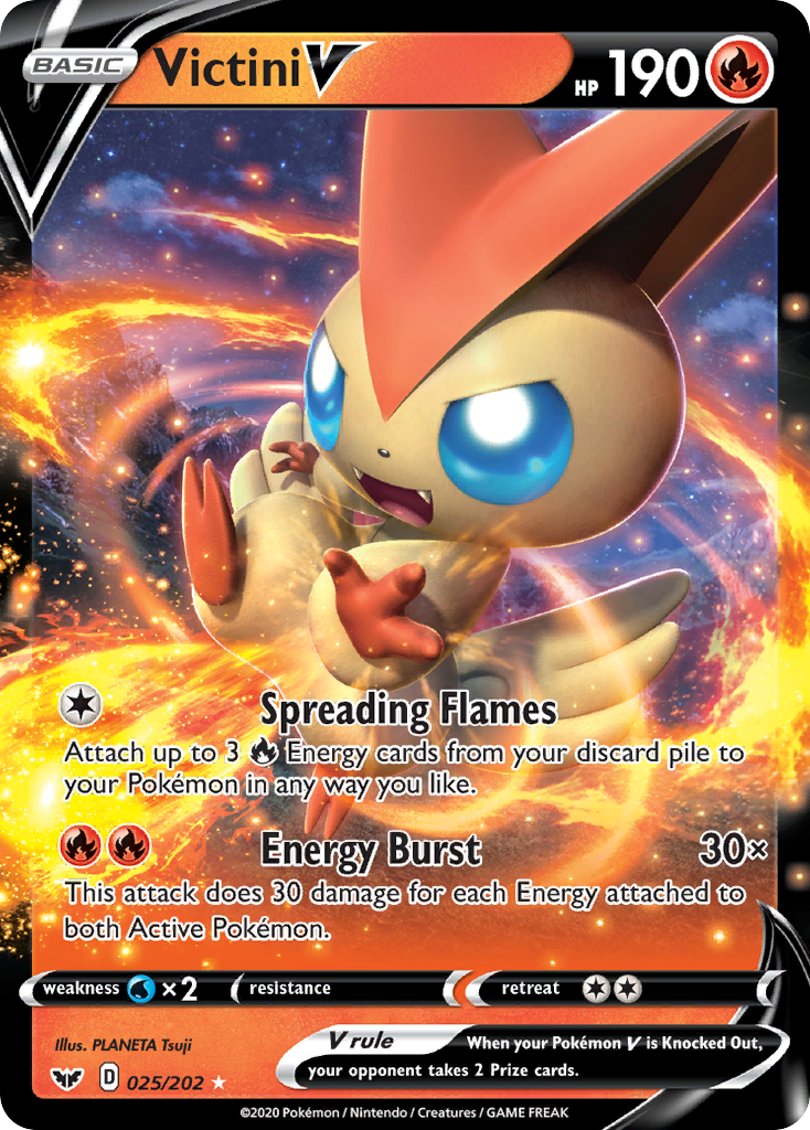 Victini V (025/202) [Sword & Shield: Base Set] | GnG Games