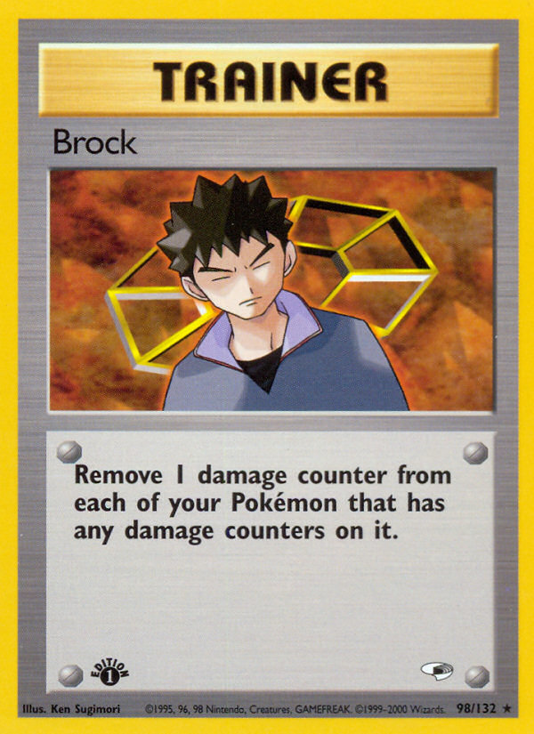 Brock (98/132) [Gym Heroes 1st Edition] | GnG Games