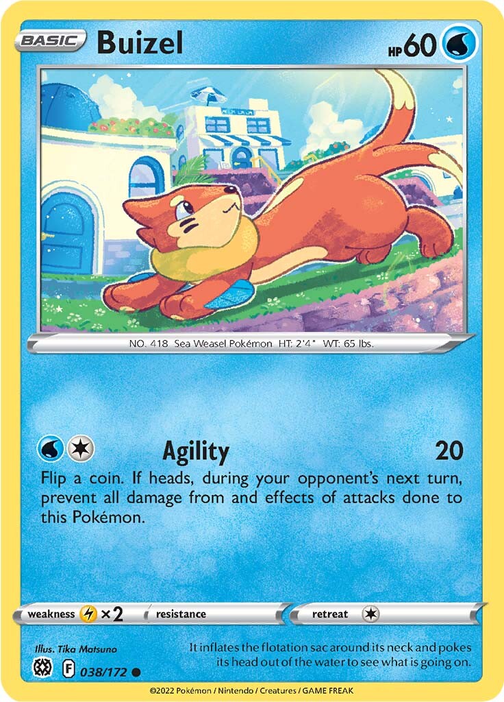 Buizel (038/172) [Sword & Shield: Brilliant Stars] | GnG Games