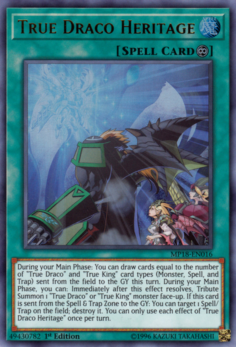 True Draco Heritage [MP18-EN016] Ultra Rare | GnG Games