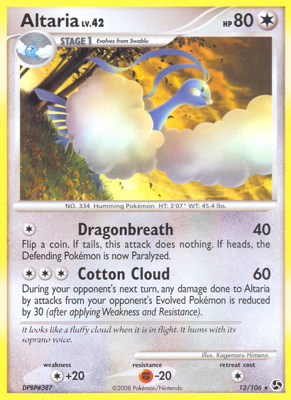 Altaria (12/106) [Diamond & Pearl: Great Encounters] | GnG Games