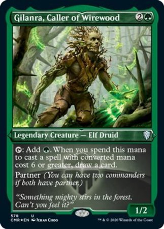 Gilanra, Caller or Wirewood (Foil Etched) [Commander Legends] | GnG Games
