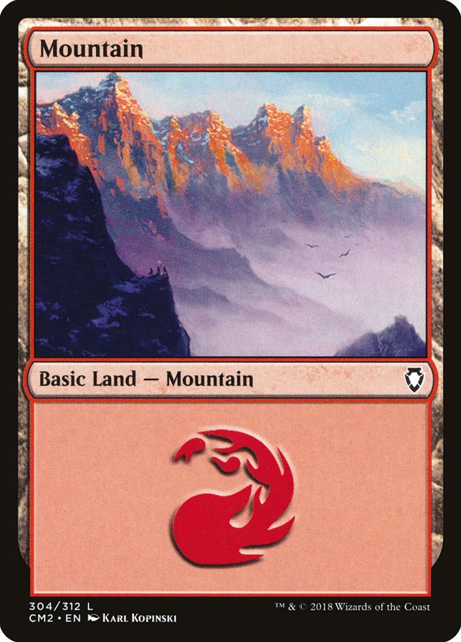 Mountain (304) [Commander Anthology Volume II] | GnG Games