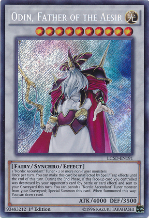 Odin, Father of the Aesir [LC5D-EN191] Secret Rare | GnG Games