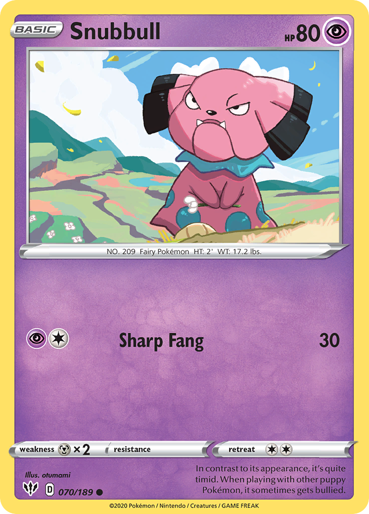 Snubbull (070/189) [Sword & Shield: Darkness Ablaze] | GnG Games