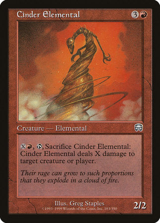 Cinder Elemental [Mercadian Masques] | GnG Games