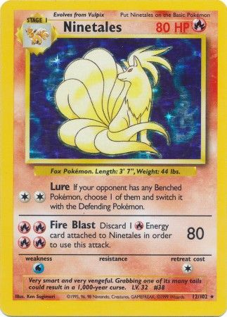 Ninetales (12/102) [Base Set Unlimited] | GnG Games