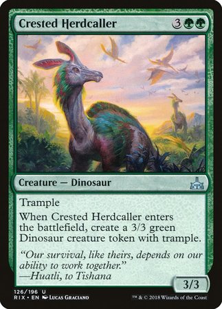 Crested Herdcaller [Rivals of Ixalan] | GnG Games