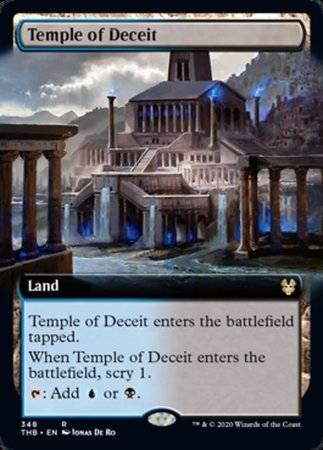 Temple of Deceit (Extended Art) [Theros Beyond Death] | GnG Games
