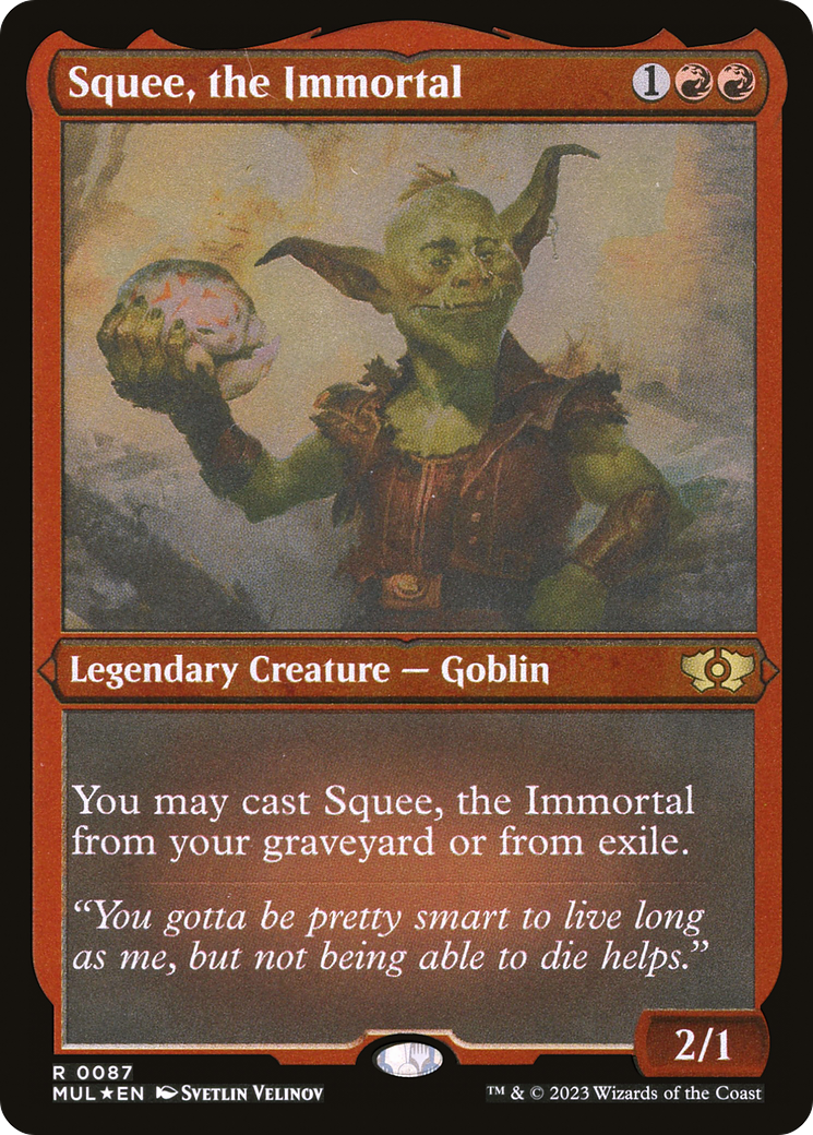 Squee, the Immortal (Foil Etched) [Multiverse Legends] | GnG Games