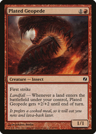 Plated Geopede [Duel Decks: Venser vs. Koth] | GnG Games