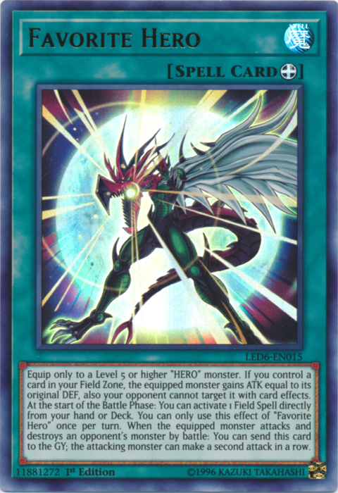 Favorite Hero [LED6-EN015] Ultra Rare | GnG Games