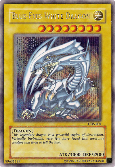 Blue-Eyes White Dragon (Dark Duel Stories) [DDS-001] Secret Rare | GnG Games