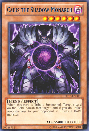 Caius the Shadow Monarch (Blue) [DL15-EN006] Rare | GnG Games