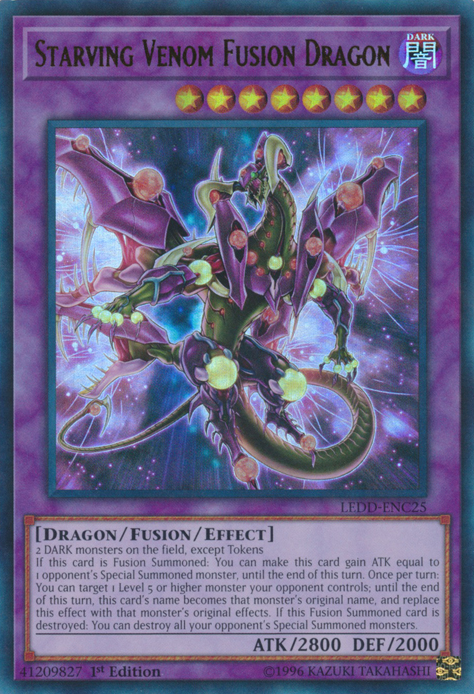 Starving Venom Fusion Dragon [LEDD-ENC25] Ultra Rare | GnG Games