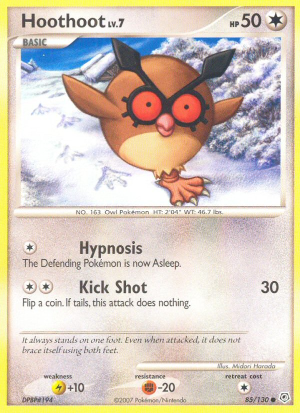 Hoothoot (85/130) [Diamond & Pearl: Base Set] | GnG Games